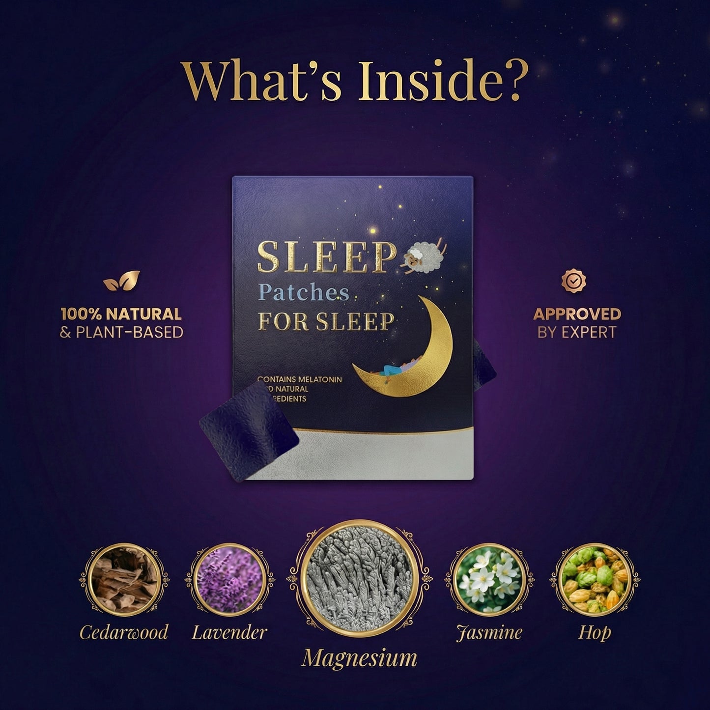 Sleep Patches - Natural 7-in-1 Formula For Better Sleep