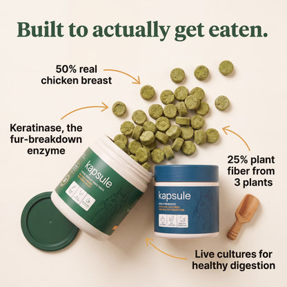 Gut Health Kit: Cat Grass Treats + Daily Probiotic